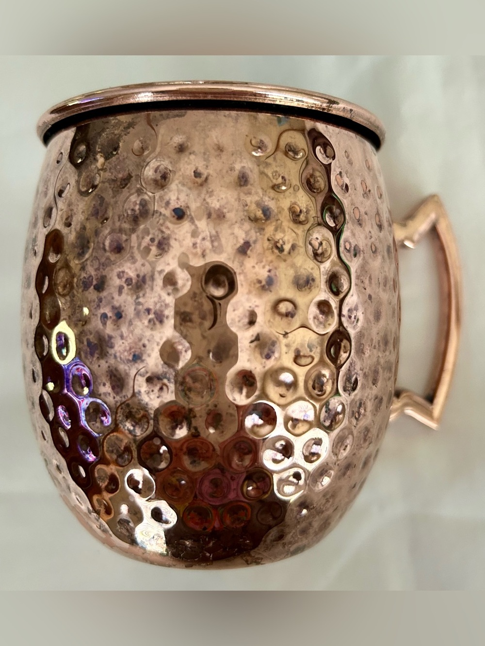 Hammered Copper Moscow Mule Mug - Copper Finish